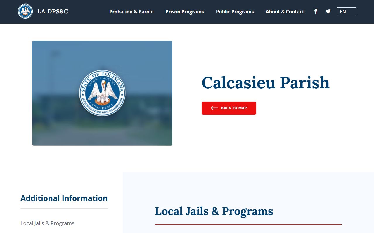 Cedarwood Transitional Work Program Calcasieu Parish DPS&C location listing